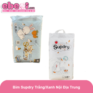 Tã/Bỉm Quần/Dán Supdry trắng/xanh nội địa Trung
