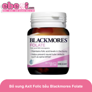 Bổ sung Axit Folic bầu Blackmores Folate 500mcg