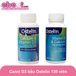Canxi D3 bầu Ostelin 130 viên