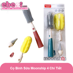 Cọ bình sữa Moonship 4 chi tiết