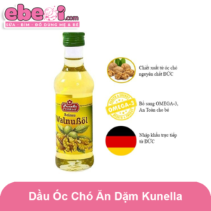 Dầu óc chó ăn dặm Kunella Đức 100ml
