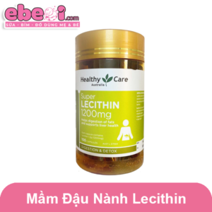 Mầm đậu nành Lecithin Healthy Care 1200mg/100 viên Úc