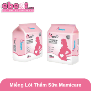 Miếng Lót Thấm Sữa MamiCare Cho Bé - 30 Miếng và 100 Miếng