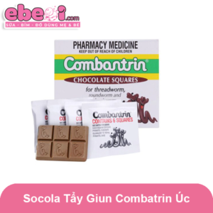 Thuốc tẩy giun Combatrin Úc - 4 vỉ 24 viên