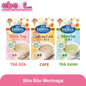 Review sữa bầu Morinaga 216gr vị Trà xanh, Matcha, Cafe