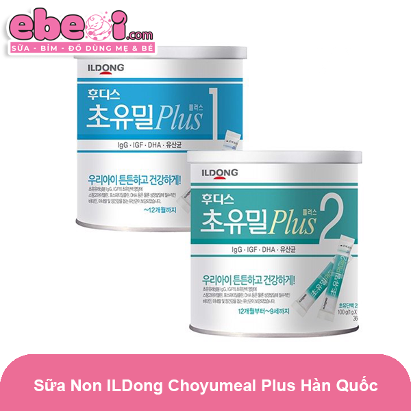 Sữa non ILDong Choyumeal Plus Hàn Quốc (Lon 90 gói/1g)