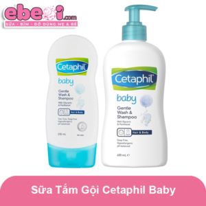 Sữa tắm gội Cetaphil Baby Gentle Wash & Shampoo