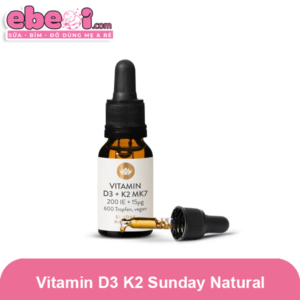 Vitamin D3 K2 Sunday Natural Đức 600 giọt 0M+