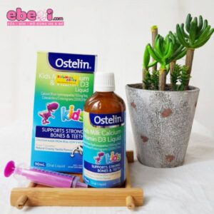 Canxi sữa và vitamin D3 dạng nước Ostelin Úc 7M+