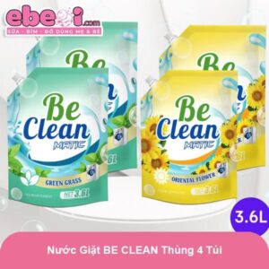 Nước giặt BE CLEAN thùng 4 túi