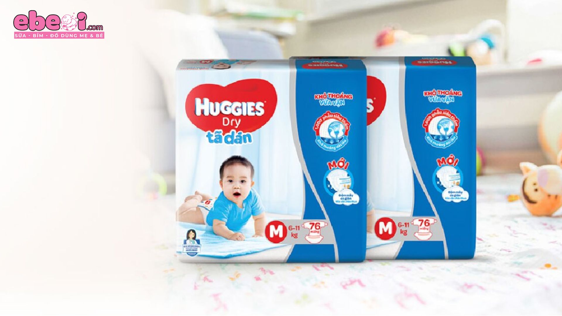 Bỉm Huggies Newborn Gold