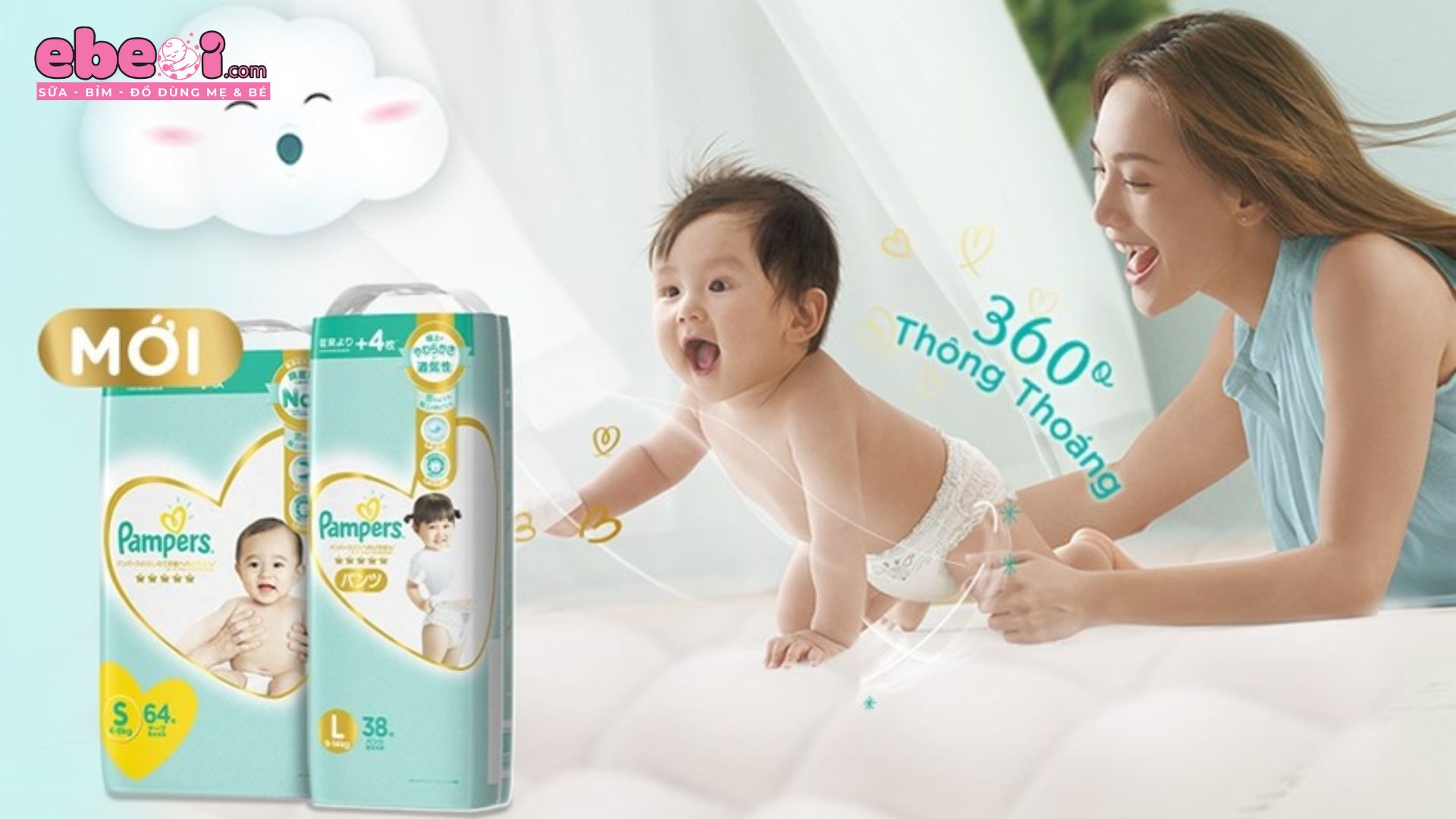 Bỉm Pampers Premium Care Newborn