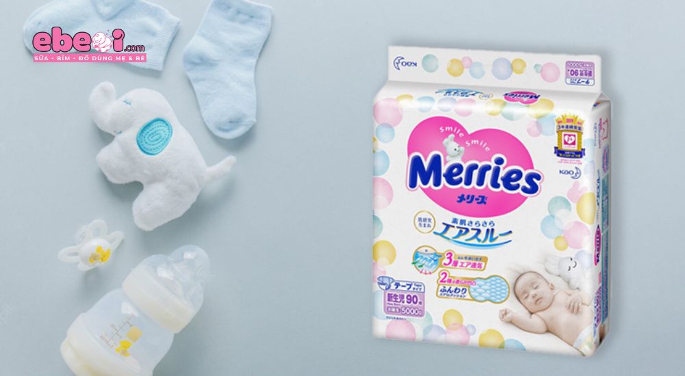 Bỉm Merries nội địa Nhật