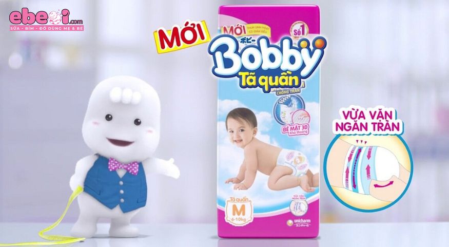 Tã Bobby với công nghệ lõi nén thần kỳ