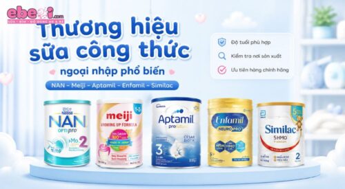 Thương hiệu sữa ngoại nhập nổi tiếng