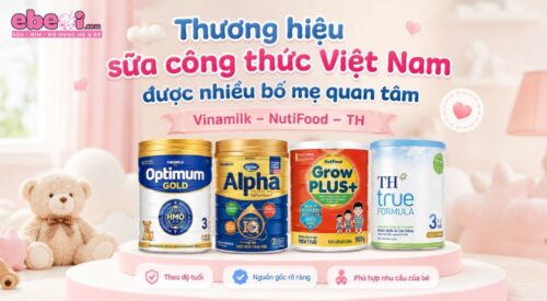Thương hiệu sữa Việt Nam được nhiều bố mẹ quan tâm